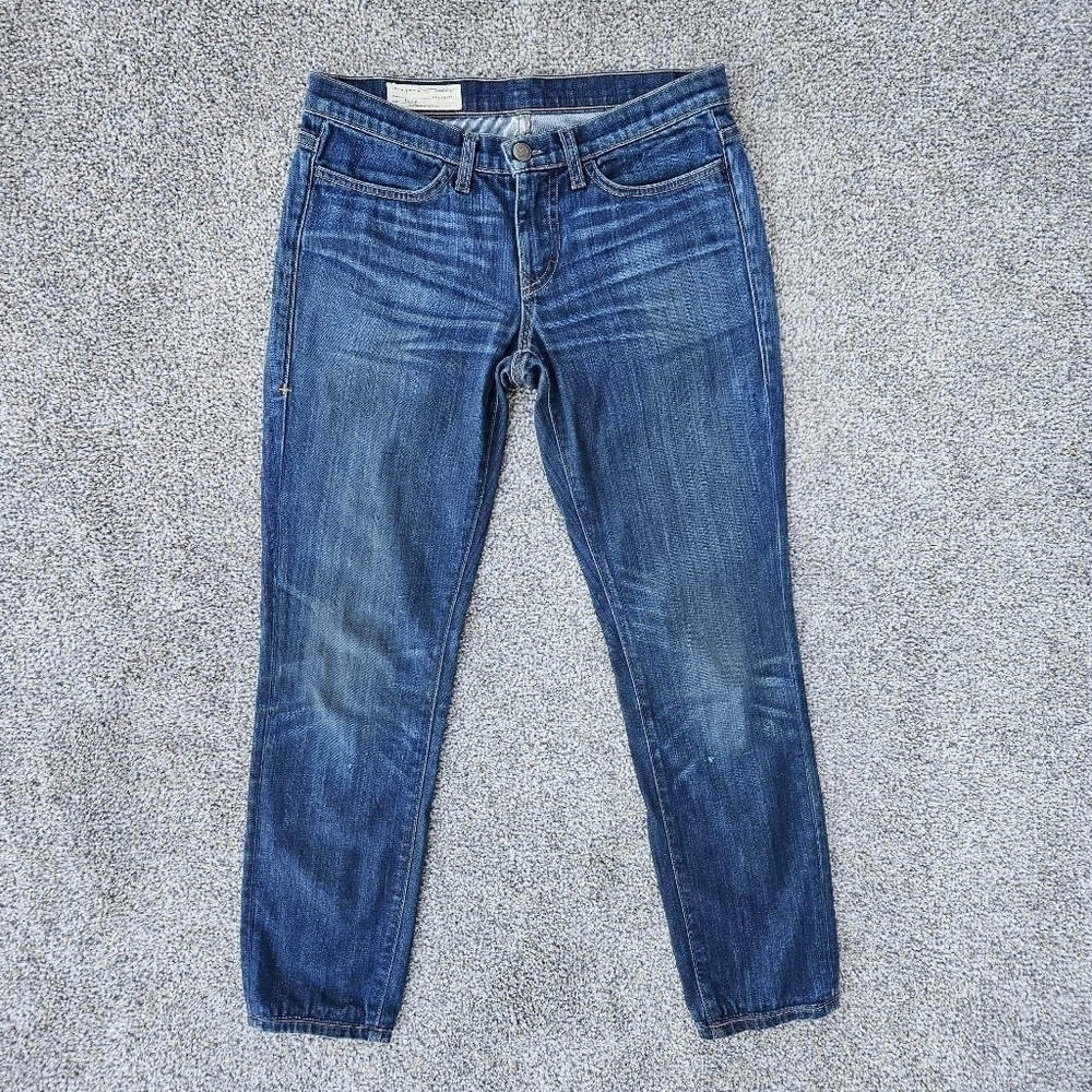 Imogene + Willie Lucy Blue Ridge Mid Rise Jeans Stretchy Skinny Blue Size 26R